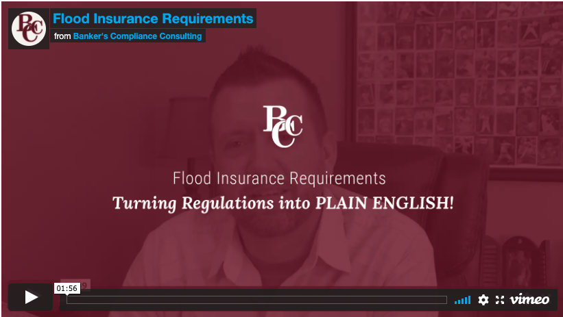 Online Bankers Training - Flood Insurance Requirements